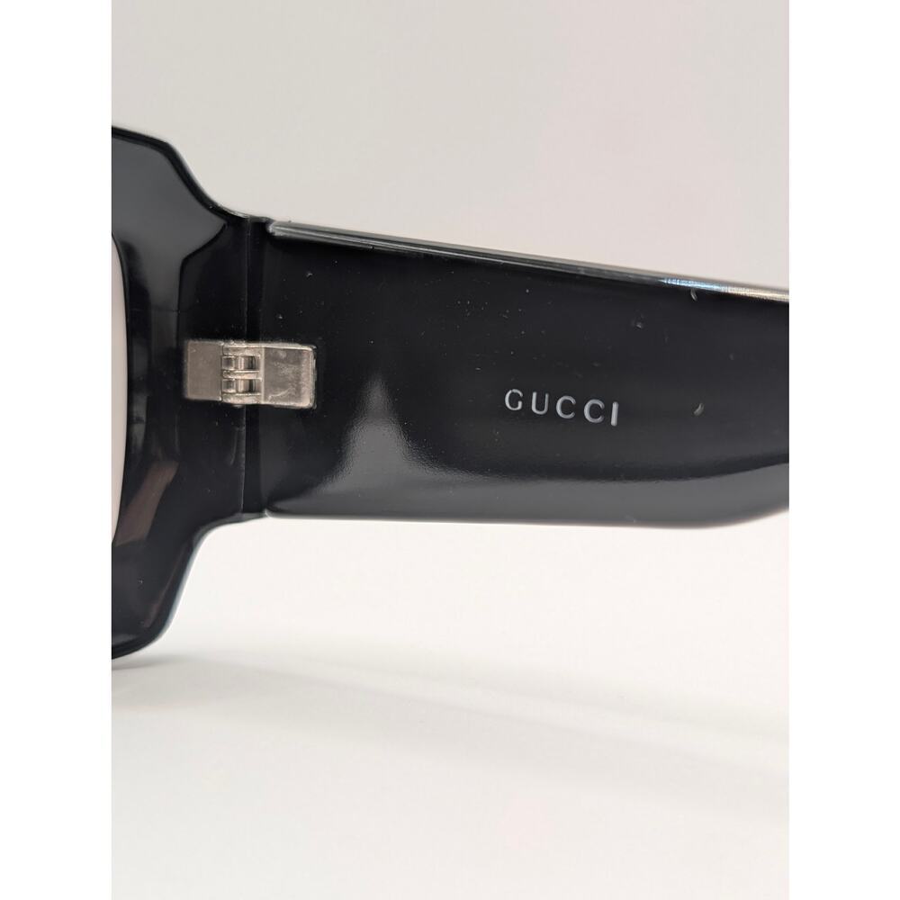 Auth Gucci Gg1559/S Black Y2k Shield Wraparound Sungl… - Gem